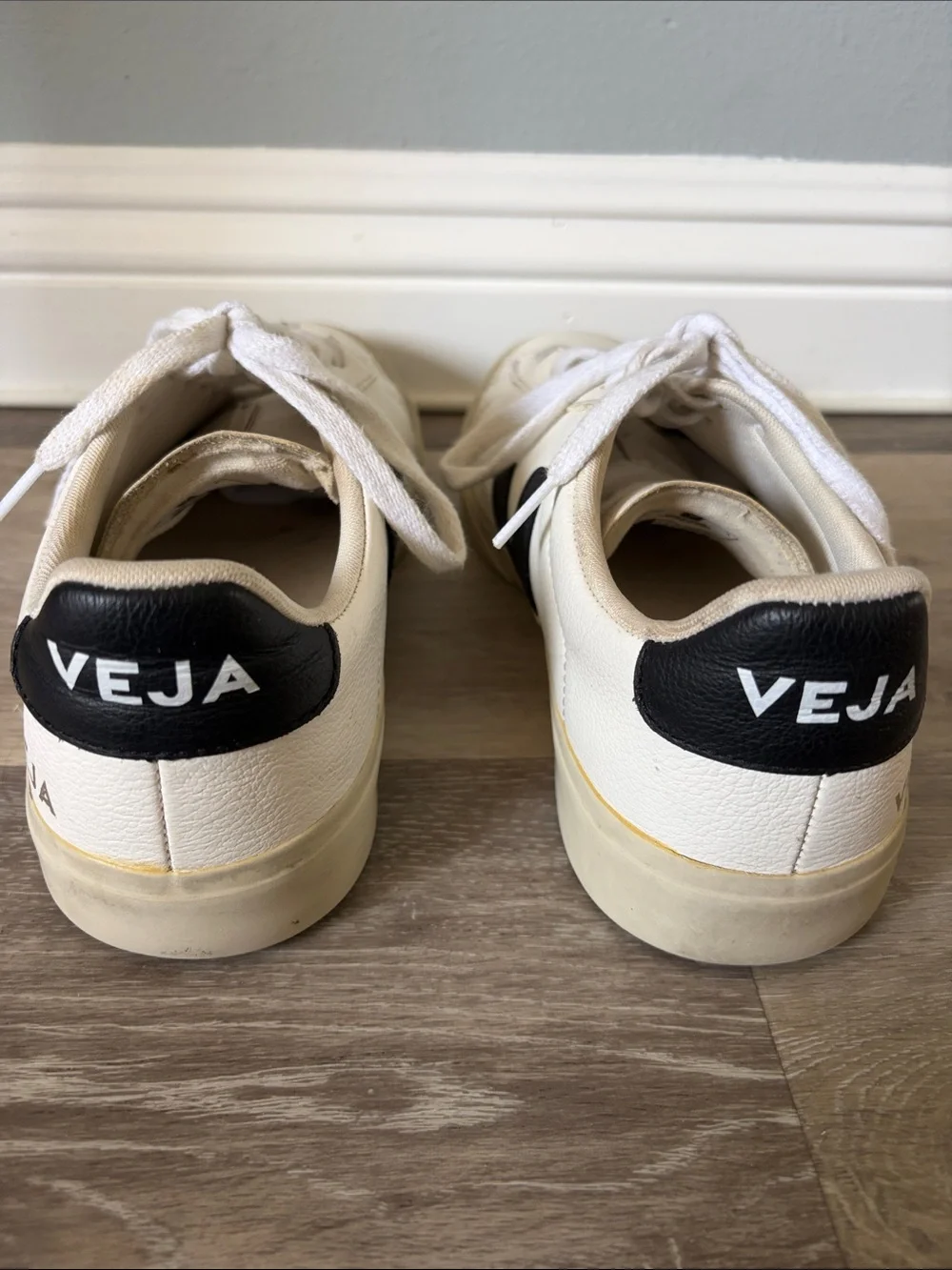 Veja Campo Black And White Sneakers